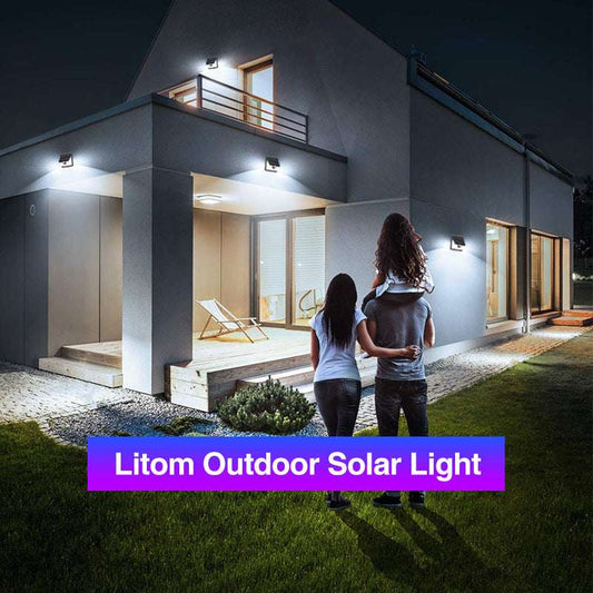 Household Minimalist Outdoor Solar Wall Lamp - globaltradeleader