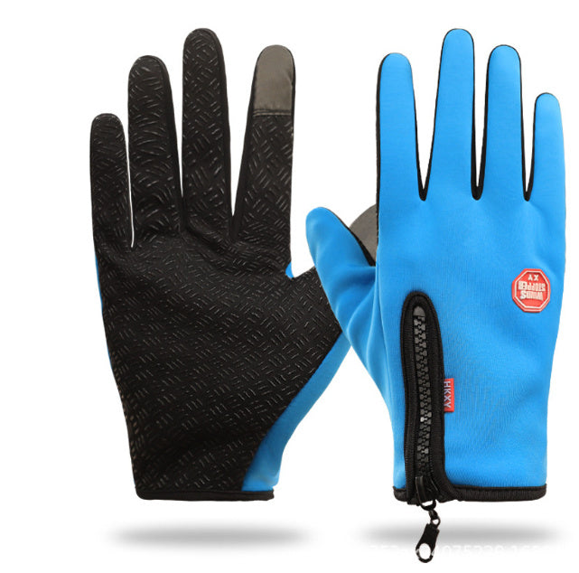 Cycling Male Winter Touch Screen Windproof Female Zipper Sports To Keep Warm - globaltradeleader