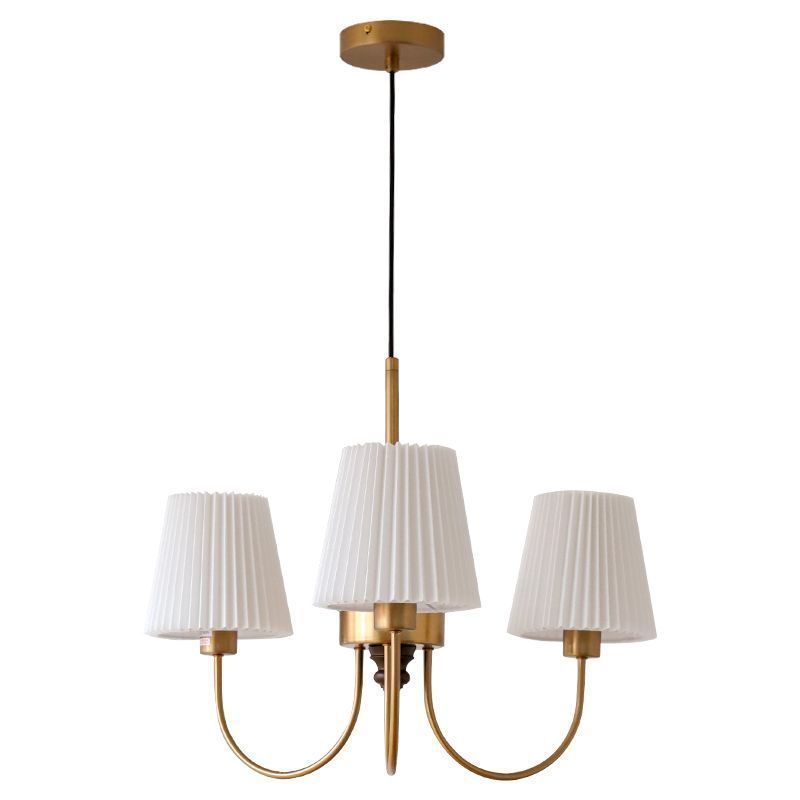 American Modern Pleated Room Bedroom Chandelier - globaltradeleader
