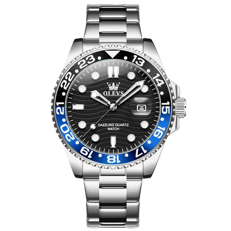 Steel Belt Business Men's Casual Quartz Watch - globaltradeleader