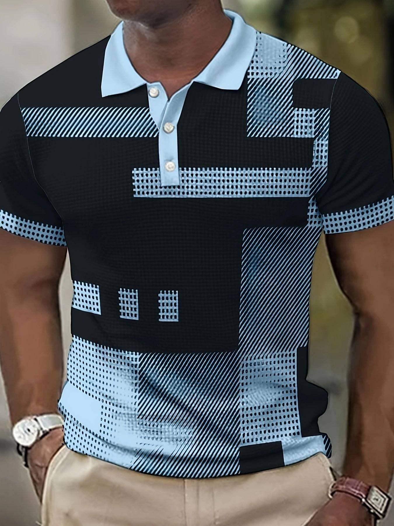 3d Fafger Digital Printing Sports Men's Short Sleeve - globaltradeleader
