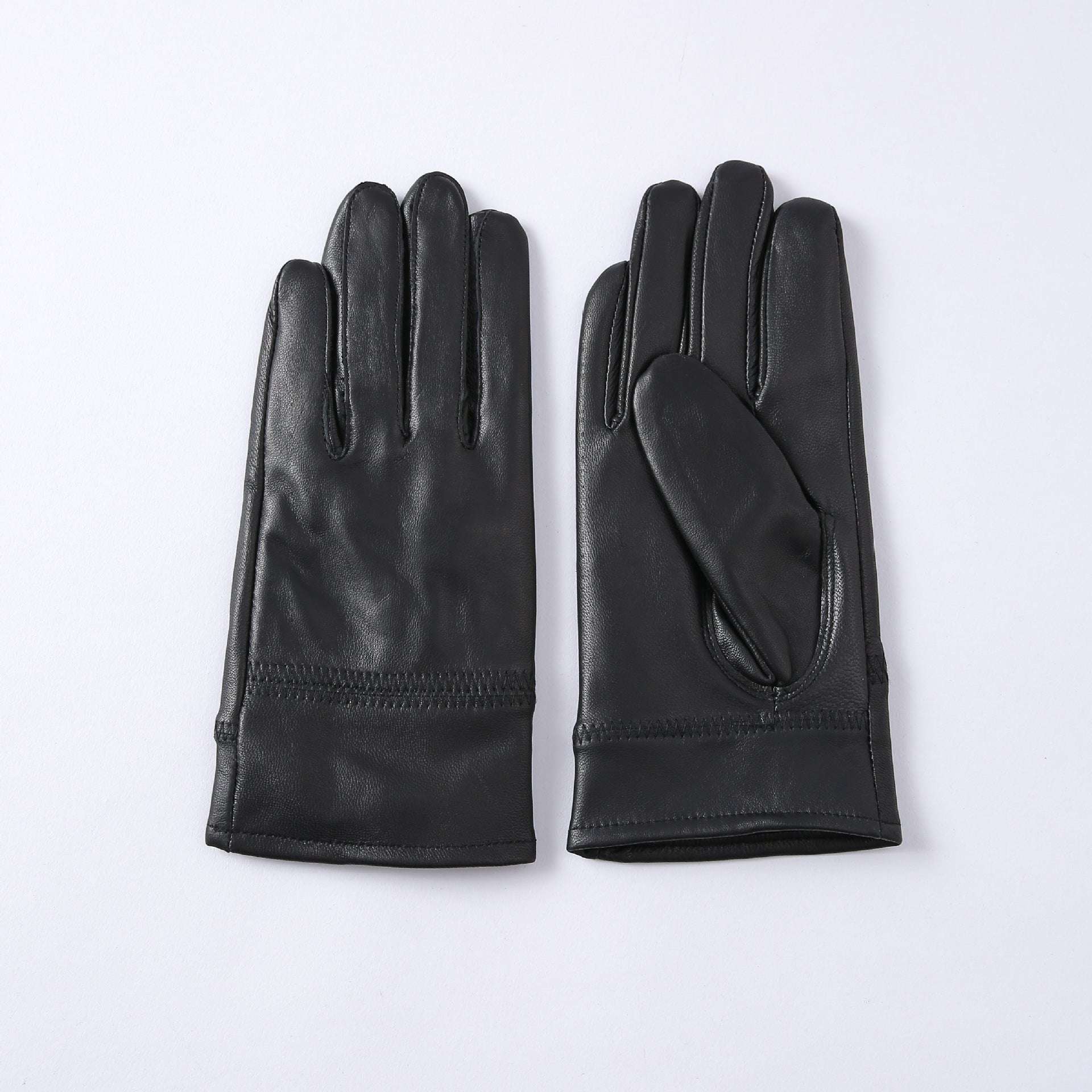 Genuine Leather Gloves Men's Winter Warm Outdoor