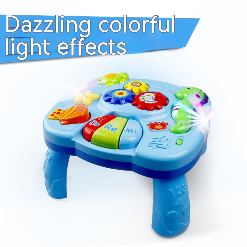 Early Education Study Table Light Music Marine Animal Study Table Parent-child Interaction Cognitive Toy - globaltradeleader