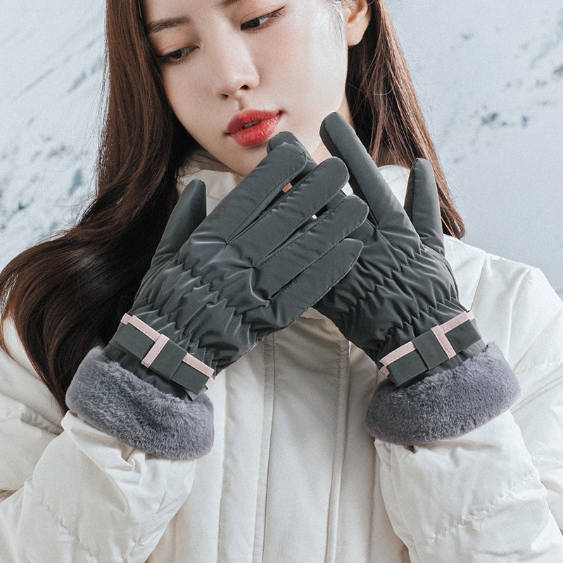 Winter Fleece-lined Thickened Touch Screen Gloves - globaltradeleader