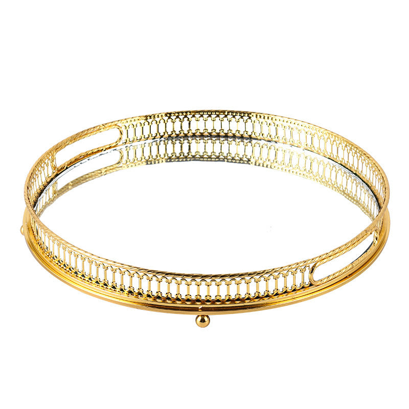 Living Room Round Tray Decoration Plate - globaltradeleader