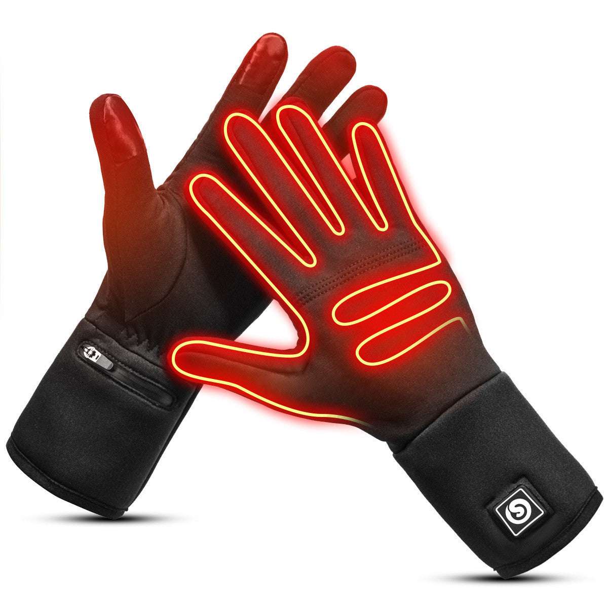 Winter Riding Heating Gloves Outdoor Sports Electric Heating Ski Mountaineering Warm Touch Screen - globaltradeleader