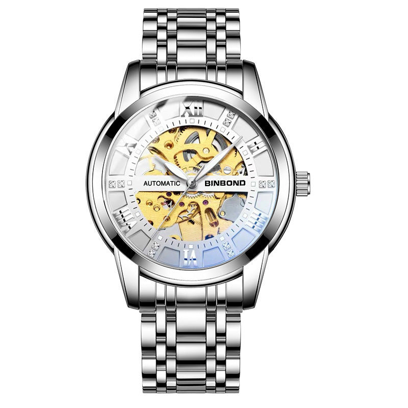 Men's Automatic Mechanical Watch Luminous Simple Fashion Trend - globaltradeleader