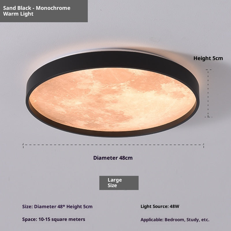 Moon Bedroom Light Modern Creative Ceiling Lamp - globaltradeleader