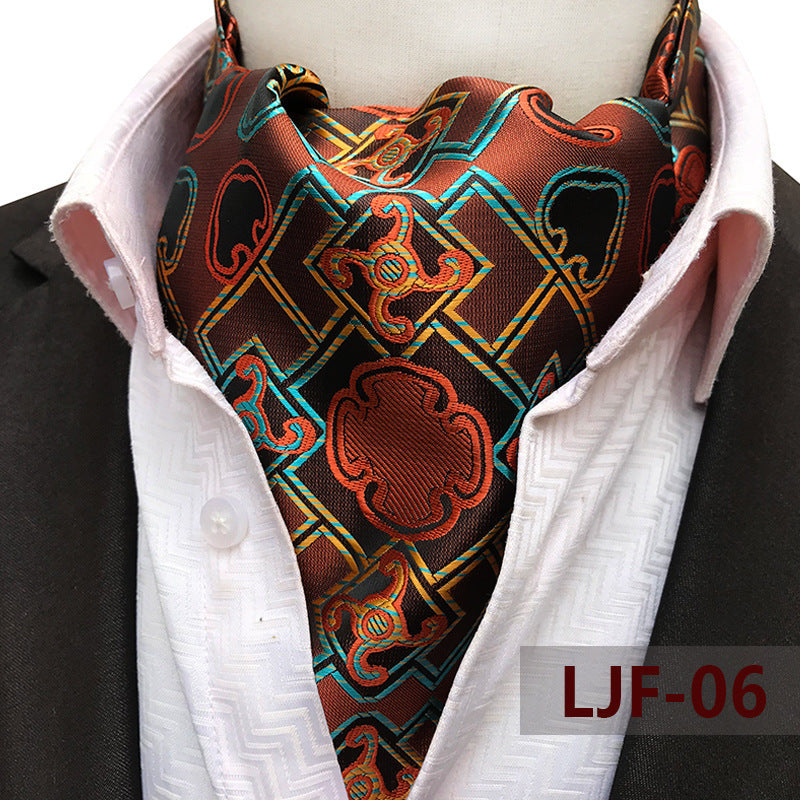 Men's Scarf Jacquard Polyester British - globaltradeleader
