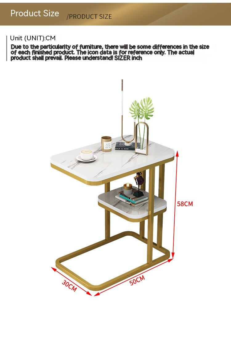 Side Table Modern Simple Small Square Table Light Luxury Home - globaltradeleader