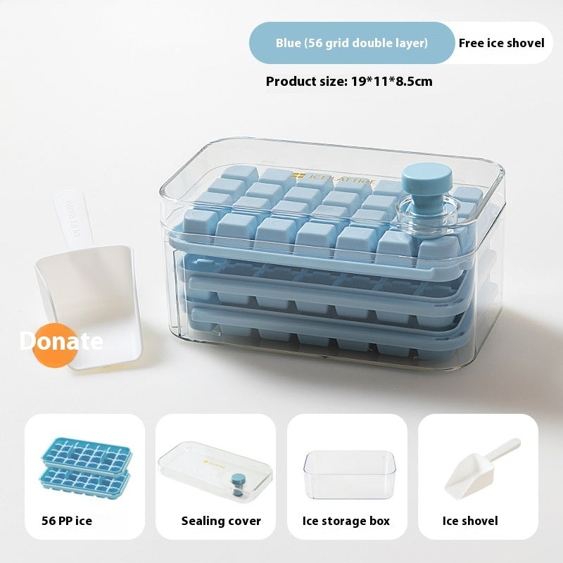 One-click Demoulding Tray Double Layer Pressing Ice Maker - globaltradeleader