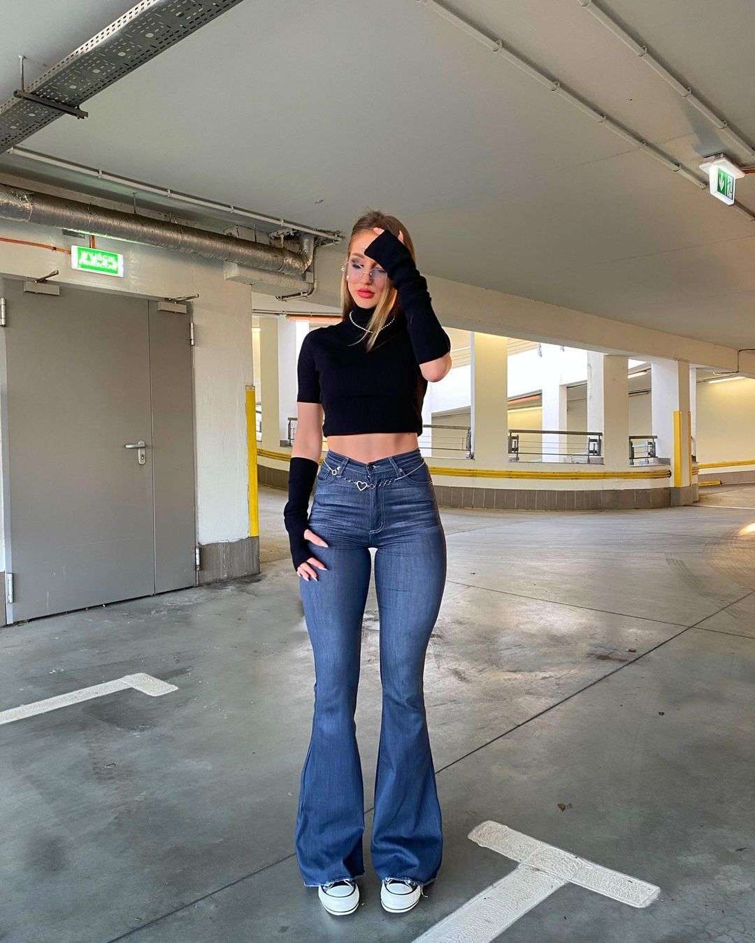 Women's Street Retro Hip Flared Pants - globaltradeleader