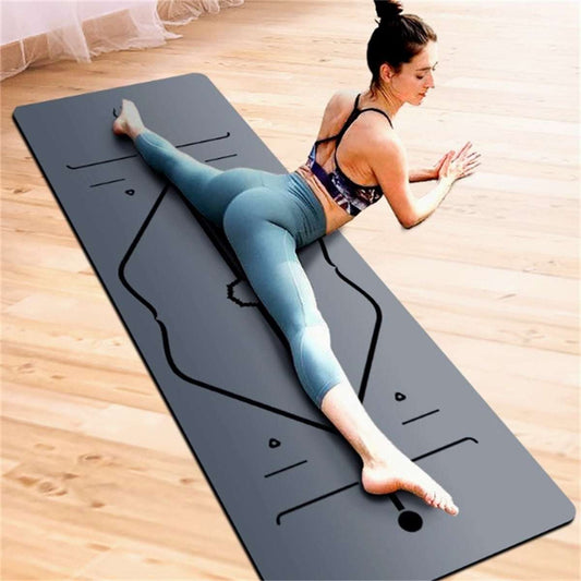 Natural Rubber Non-slip Professional 5mm Thickness Yoga Mat - globaltradeleader