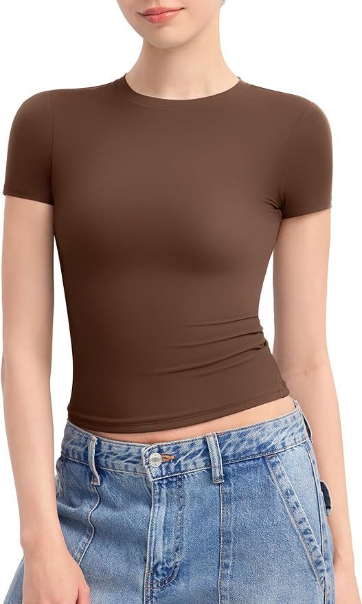 Women's Fashion Simple Short-sleeved T-shirt Pure Desire Top - globaltradeleader