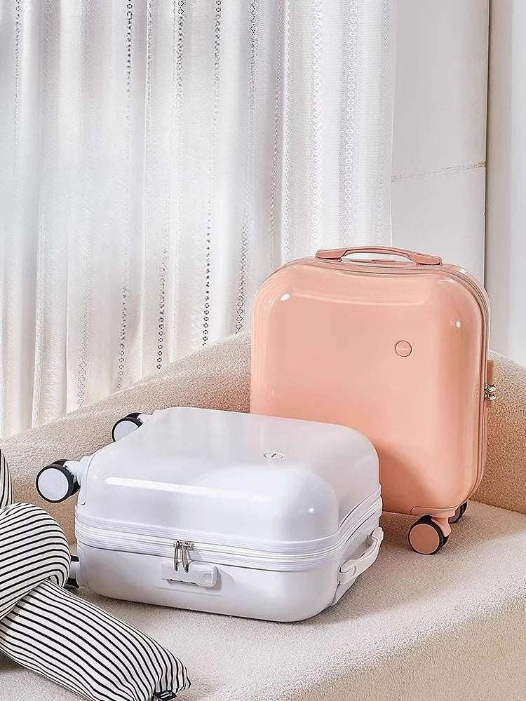 Mini Cute Suitcase Ladies Small Lightweight Luggage Boardable Trolley Case Universal Silent Wheel Suitcase For Children - globaltradeleader