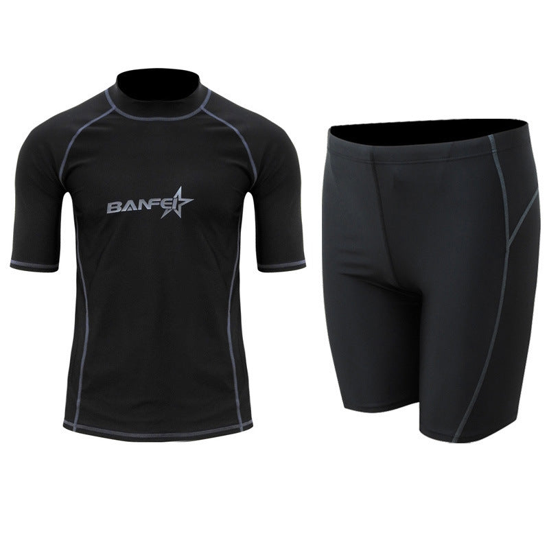 Quick-drying Half Sleeve Suit Swimsuit Snorkeling Surfing Wetsuit Suit - globaltradeleader
