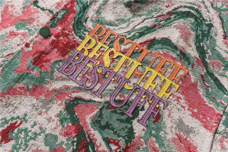 Men's Colorful Embroidered Casual Work Jacket