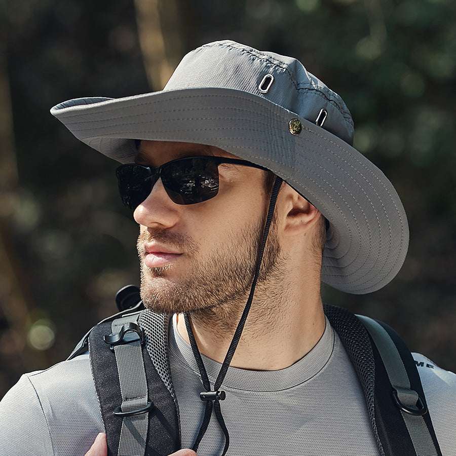Summer New Men's Sun-shade Big Brim Sun Protection Hat - globaltradeleader