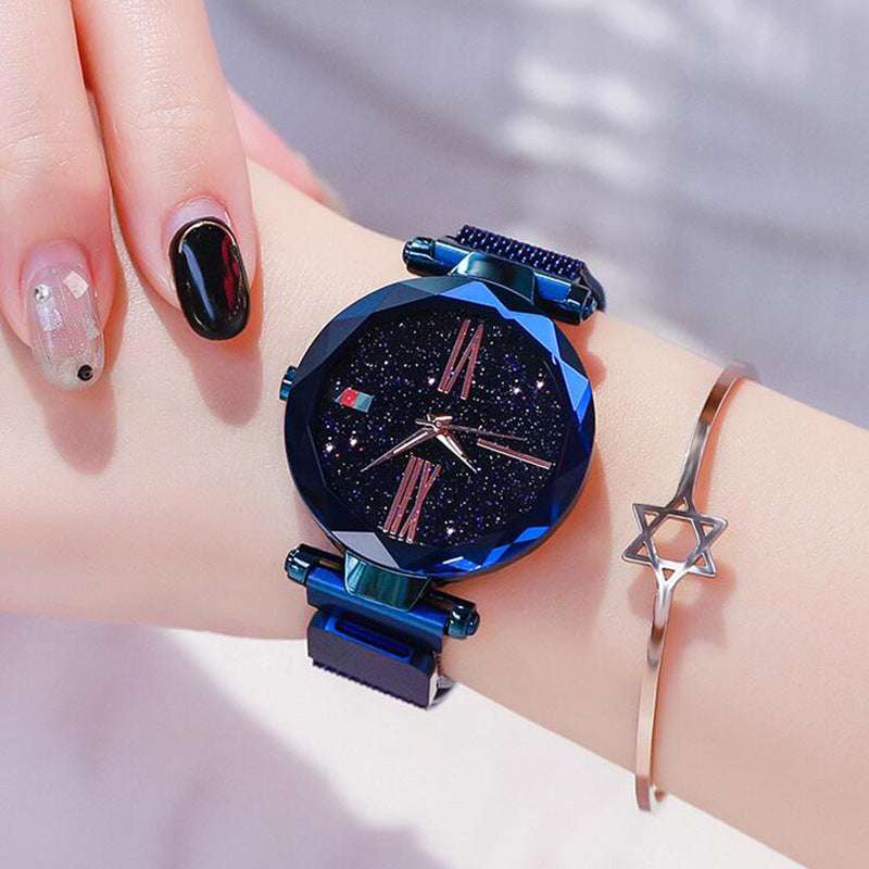Lazy Magnet Watch Ladies Star Net Celebrity Same Paragraph Magnet Watch - globaltradeleader