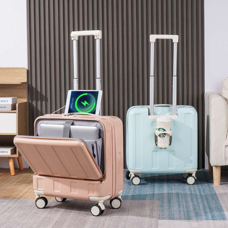 New Full-opening Multi-functional Luggage 18-inch - globaltradeleader