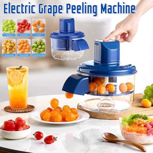 Automatic Electric Grape Peeler Electric Rechargeable Fruit Peeling Machine Hands-Free Skin Remover Home Kitchen Supplies Kitchen Gadgets - globaltradeleader