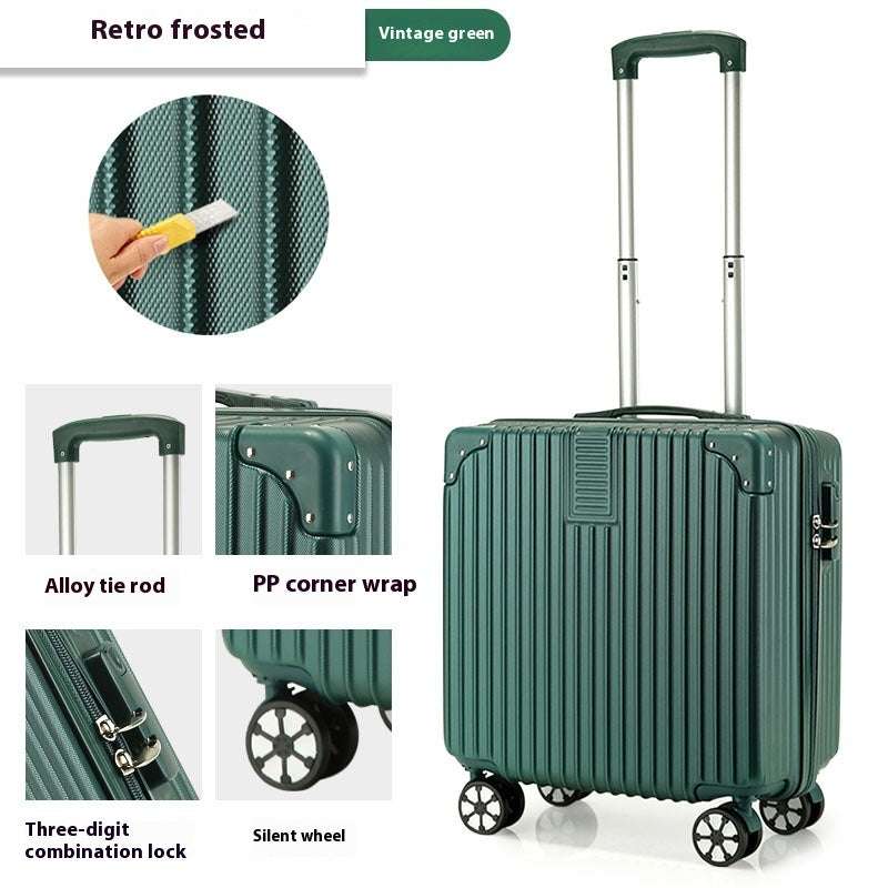 18-inch Trolley Case Printed Pattern Luggage Small Children Suitcase Boarding Bag Suitcase - globaltradeleader