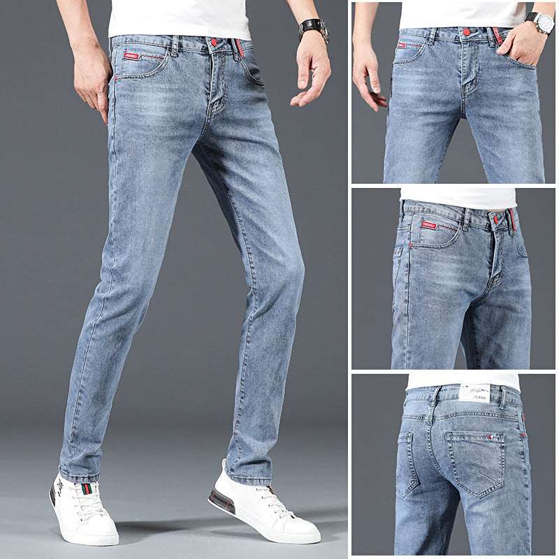 Men's Fashion Slim Stretch Pencil Jeans - globaltradeleader