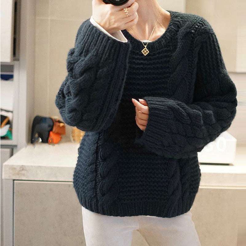 Loose And Lazy Style Knitwear Temperament Wild - globaltradeleader