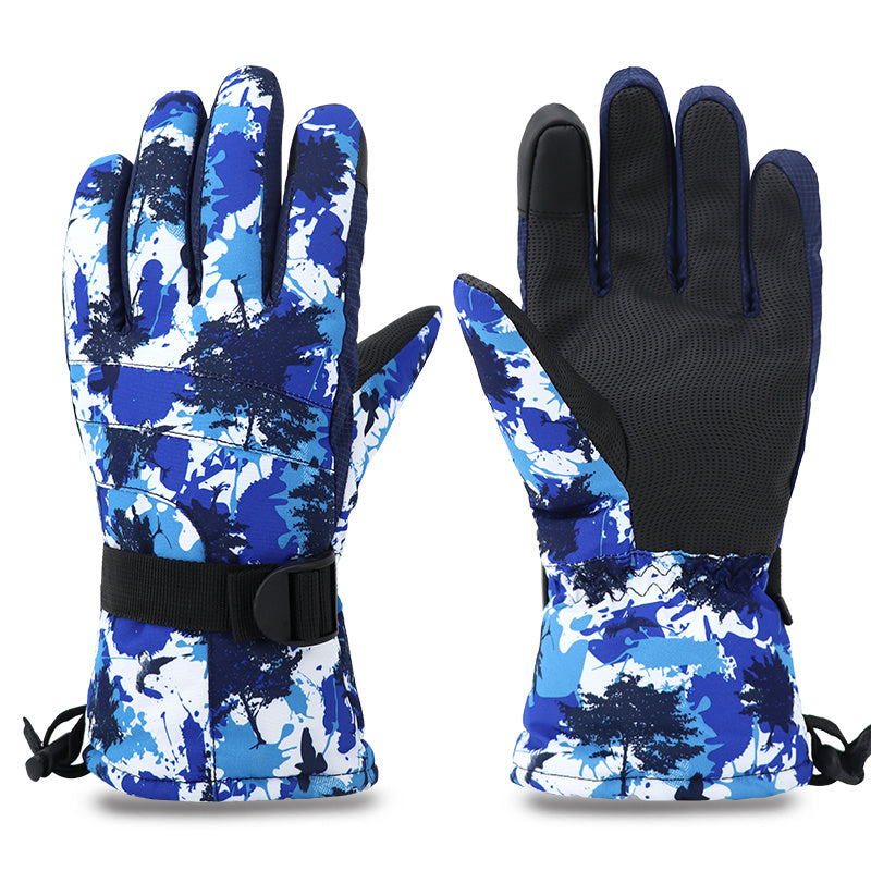 Warm Ski Gloves For Men And Women With Touch Screen Waterproof Riding In Winter - globaltradeleader