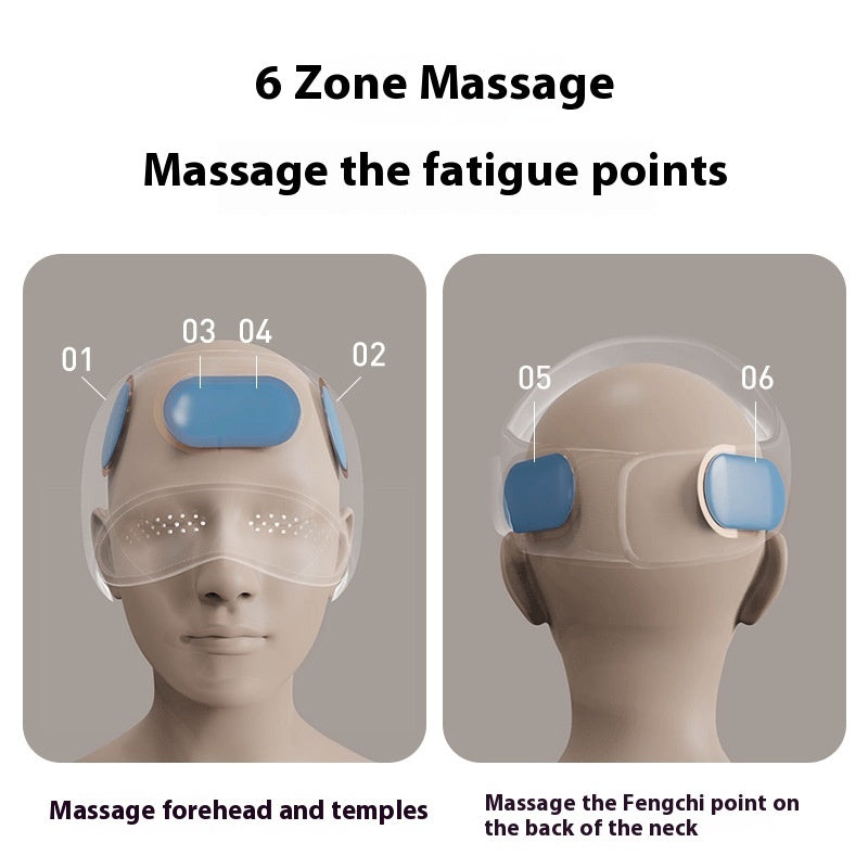 Head And Eye Integrated Massage Instrument Airbag Package Sleep Aid Home - globaltradeleader