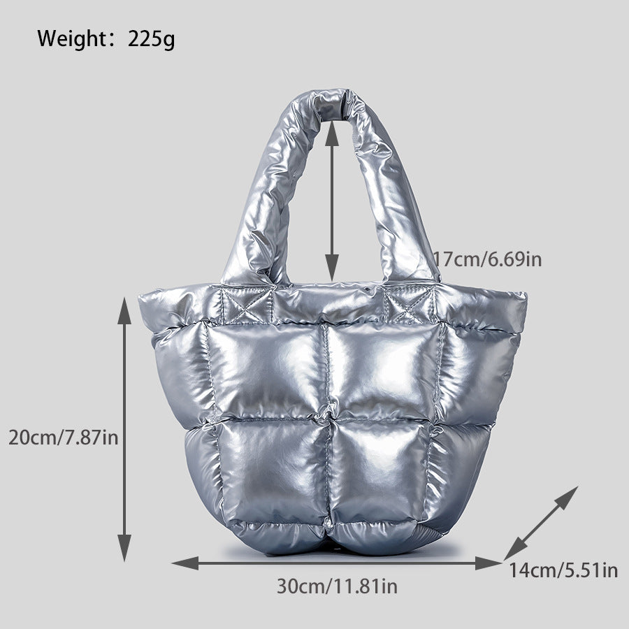 Soft Down Bag For Women Fashionable And Minimalist - globaltradeleader