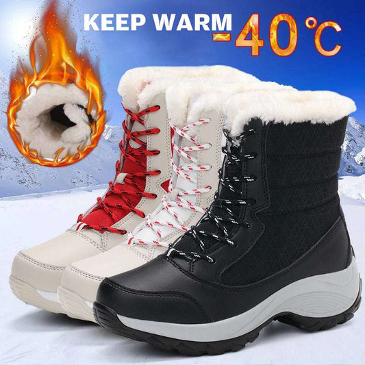 Snow Boots Plush Warm Ankle Boots For Women Winter Shoes - globaltradeleader