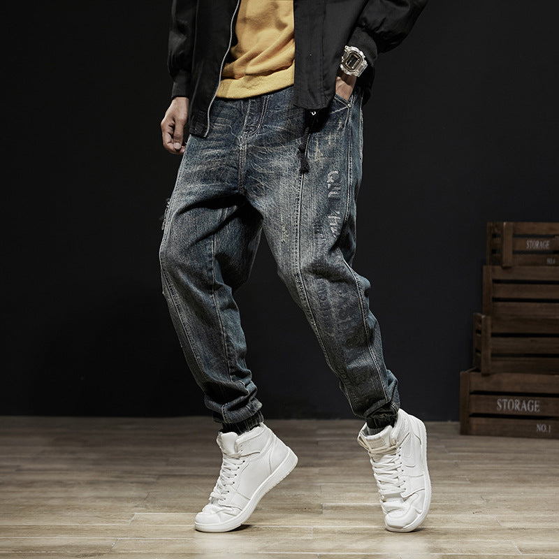 Trendy Brand Loose Denim Overalls Straight Leg - globaltradeleader