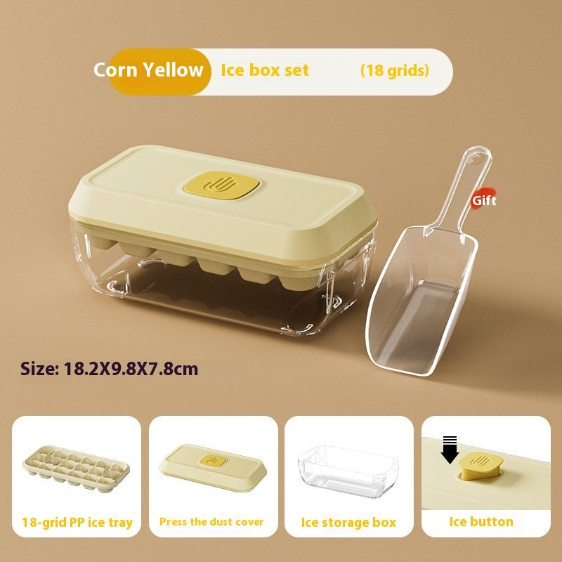 Ice Cube Mold Household Ice Hockey Silicone Press Ice Cube Tray - globaltradeleader