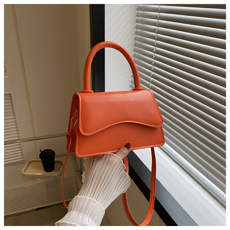 Fashion Messenger Bag Simple Solid Color Tote - globaltradeleader