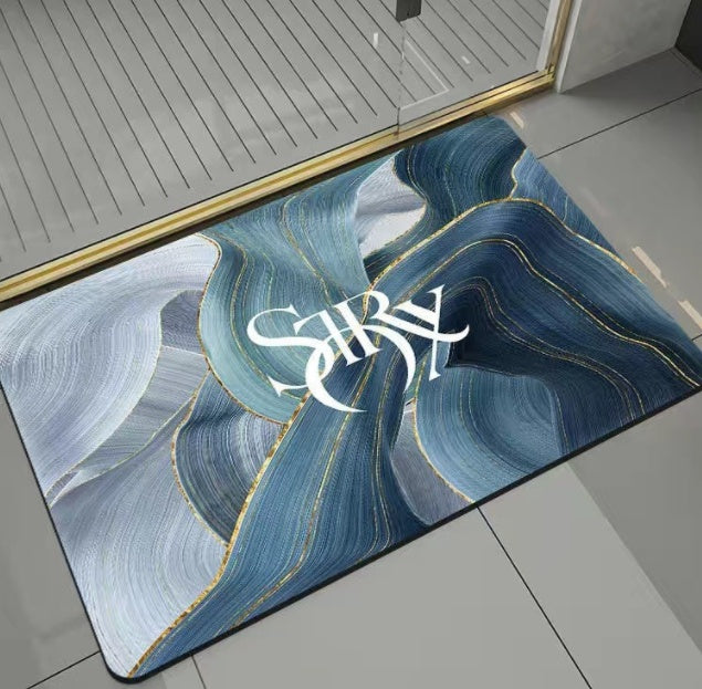 Diatom Mud Soft Entrance Bathroom Absorbent Foot Pad - globaltradeleader