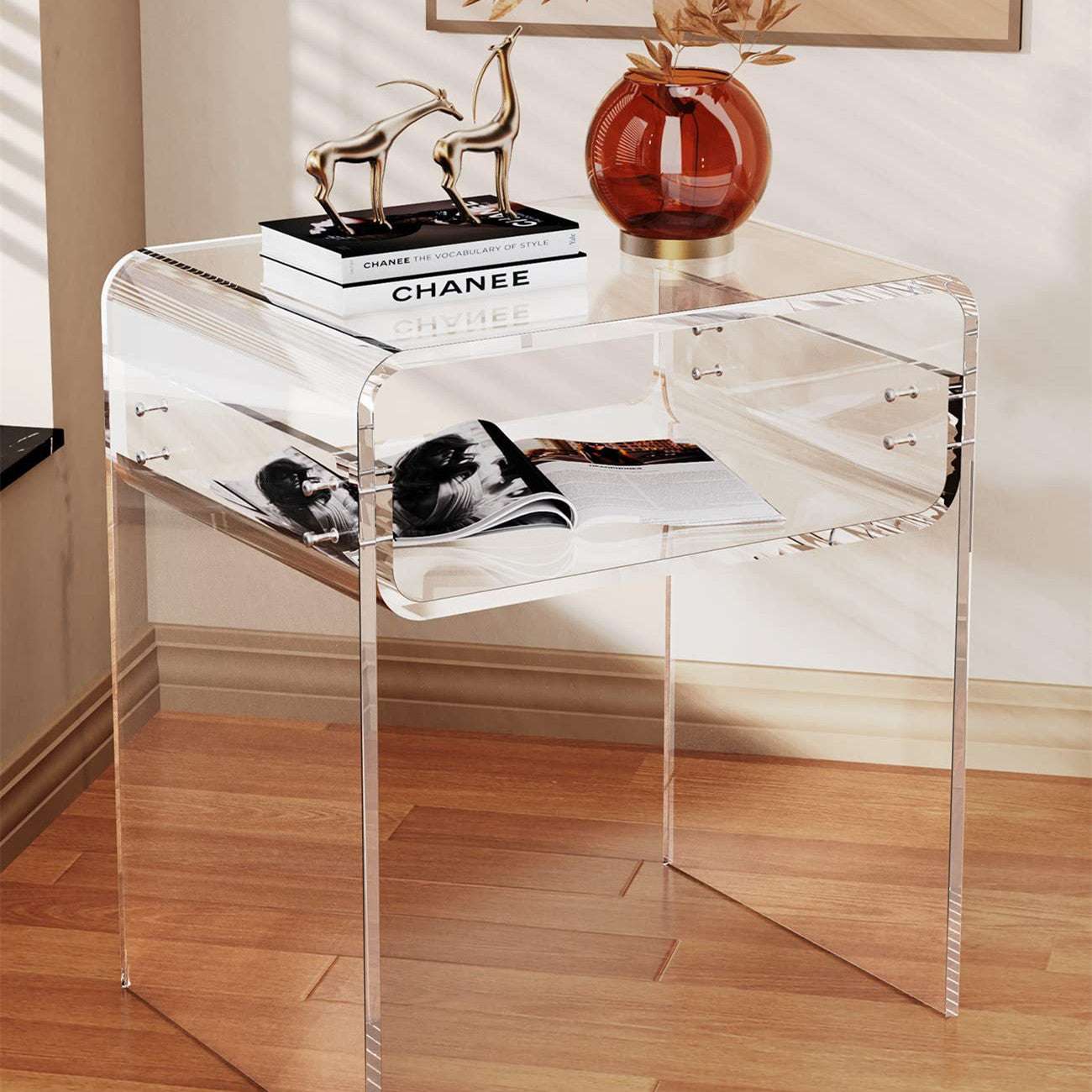Home Transparent Acrylic Tea Table - globaltradeleader