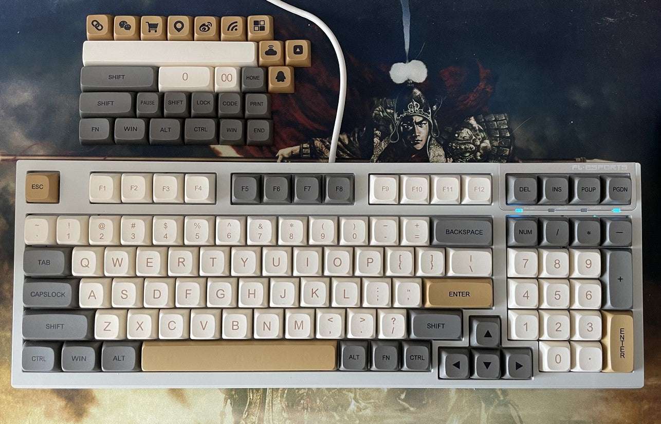 Shimmer Keycap XDA High Sublimation PBT Sublimation Bald Brother Mechanical Keyboard Keycap