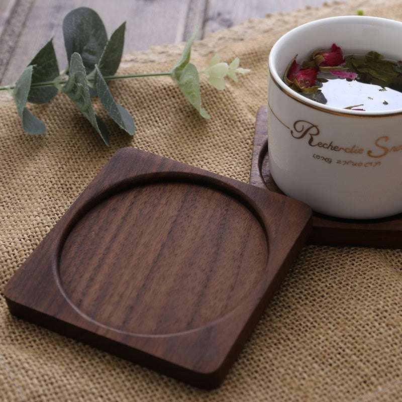 Wooden Coaster Creative Japanese Tea Ceremony Tea Cup Holder - globaltradeleader
