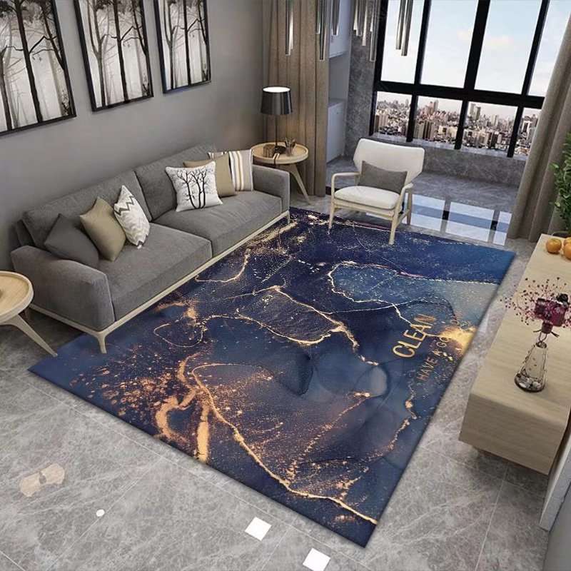 New Chinese Modern Abstract Ink Painting Living Room Carpet - globaltradeleader
