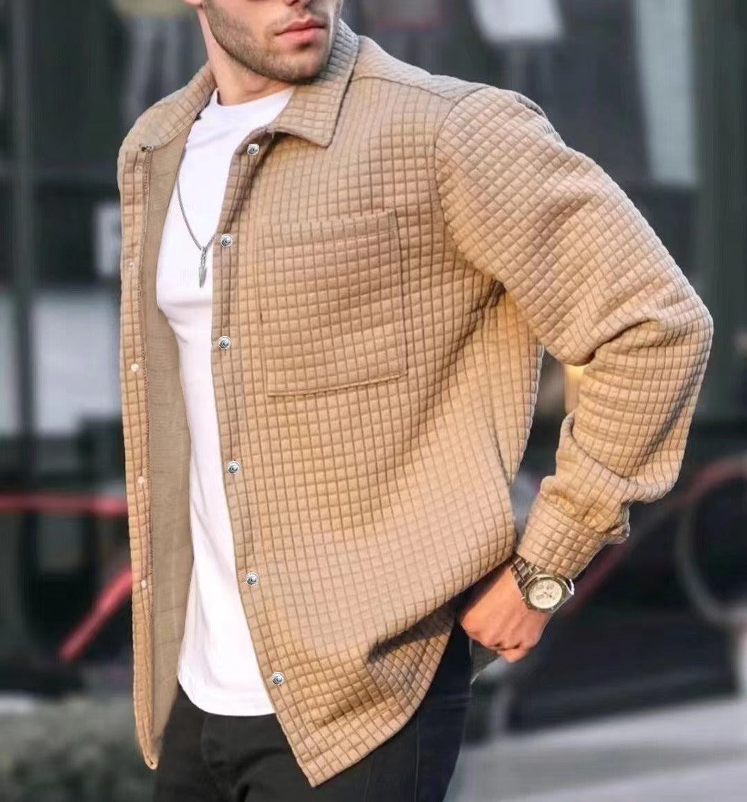 Men's Fashion Casual Large Size Long Sleeve Jacket - globaltradeleader