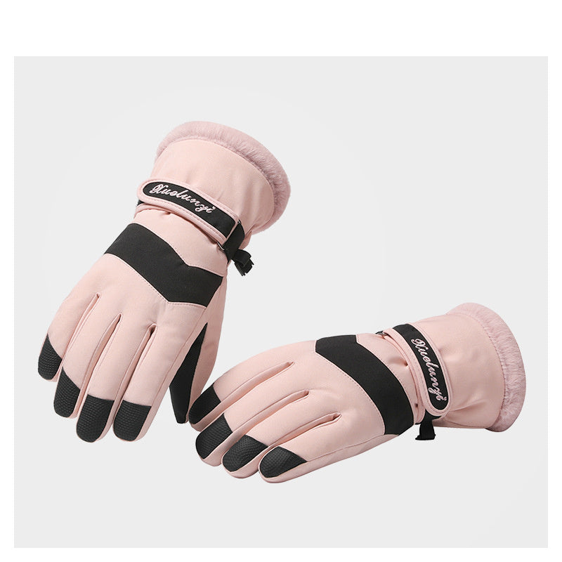 Women's Winter Outdoor Warm Cycling Thick Ski Gloves - globaltradeleader