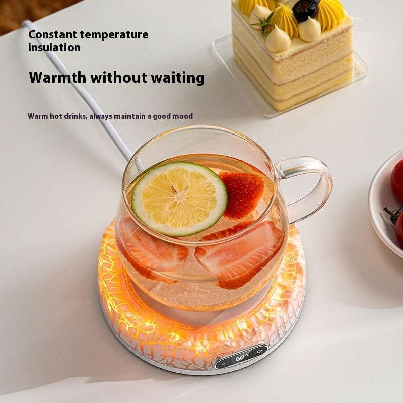Constant Temperature Cup Warming Holder Intelligent Number Insulated Coaster - globaltradeleader