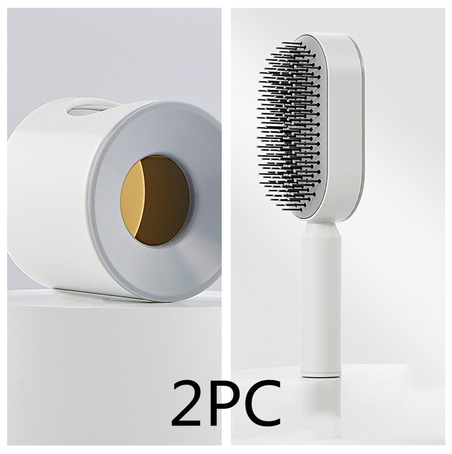 Push-to-clean Design Airbag Massage Comb - globaltradeleader