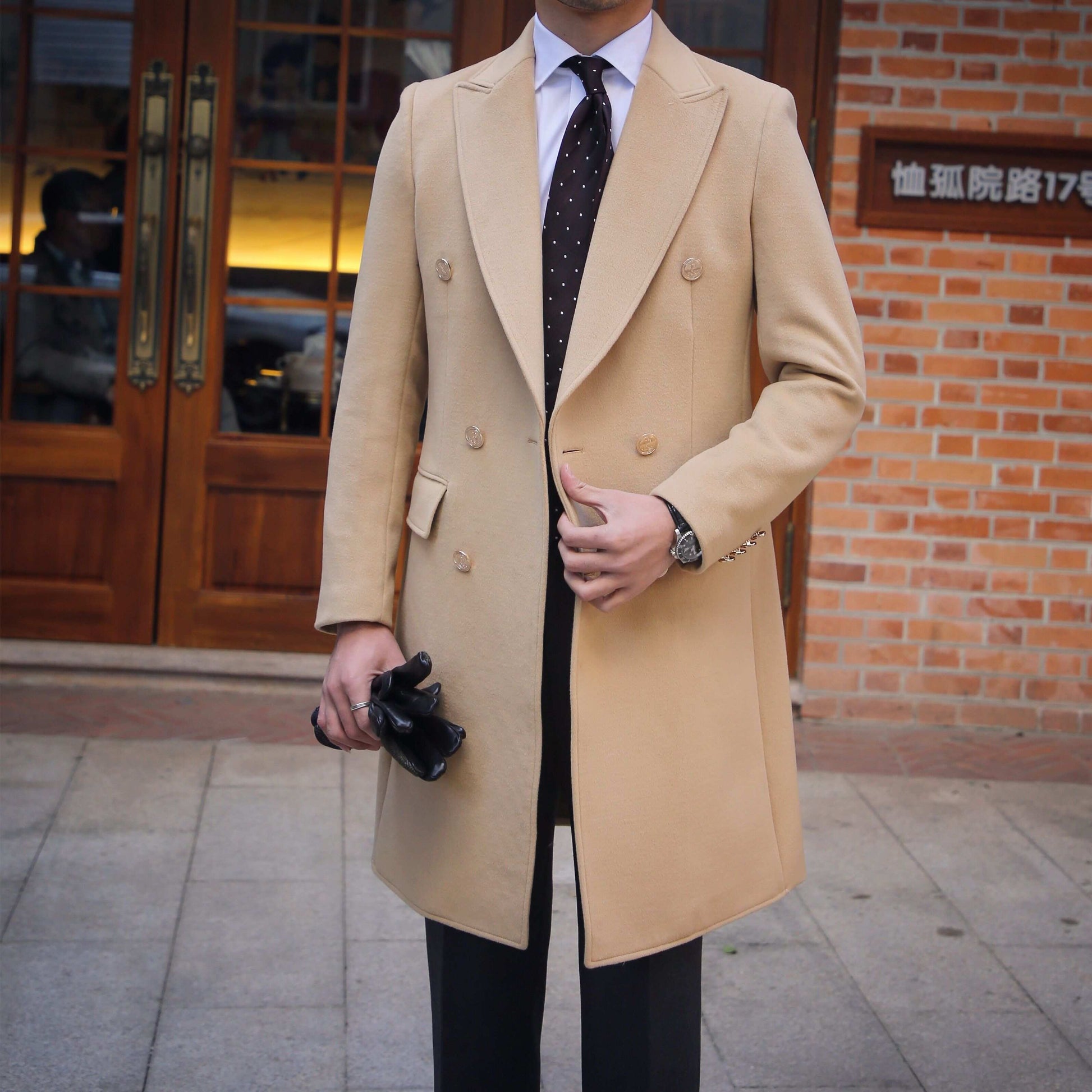 Wool Coat British Slim Fit - globaltradeleader