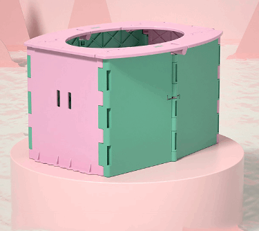 Portable Travel Folding Toilet Urinal Mobile Seat For Camping Hiking