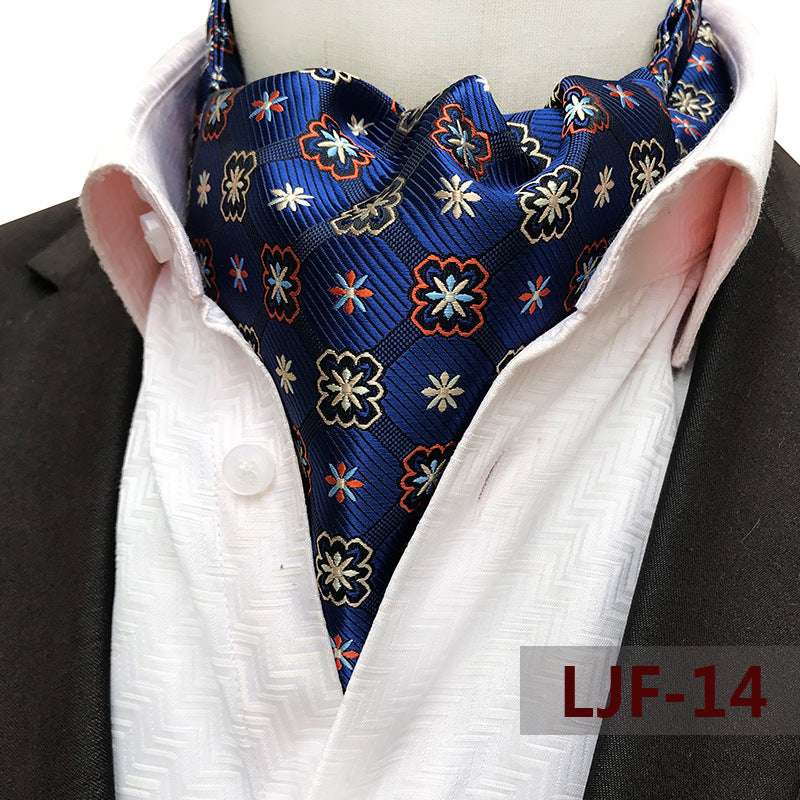 Men's Scarf Jacquard Polyester British - globaltradeleader