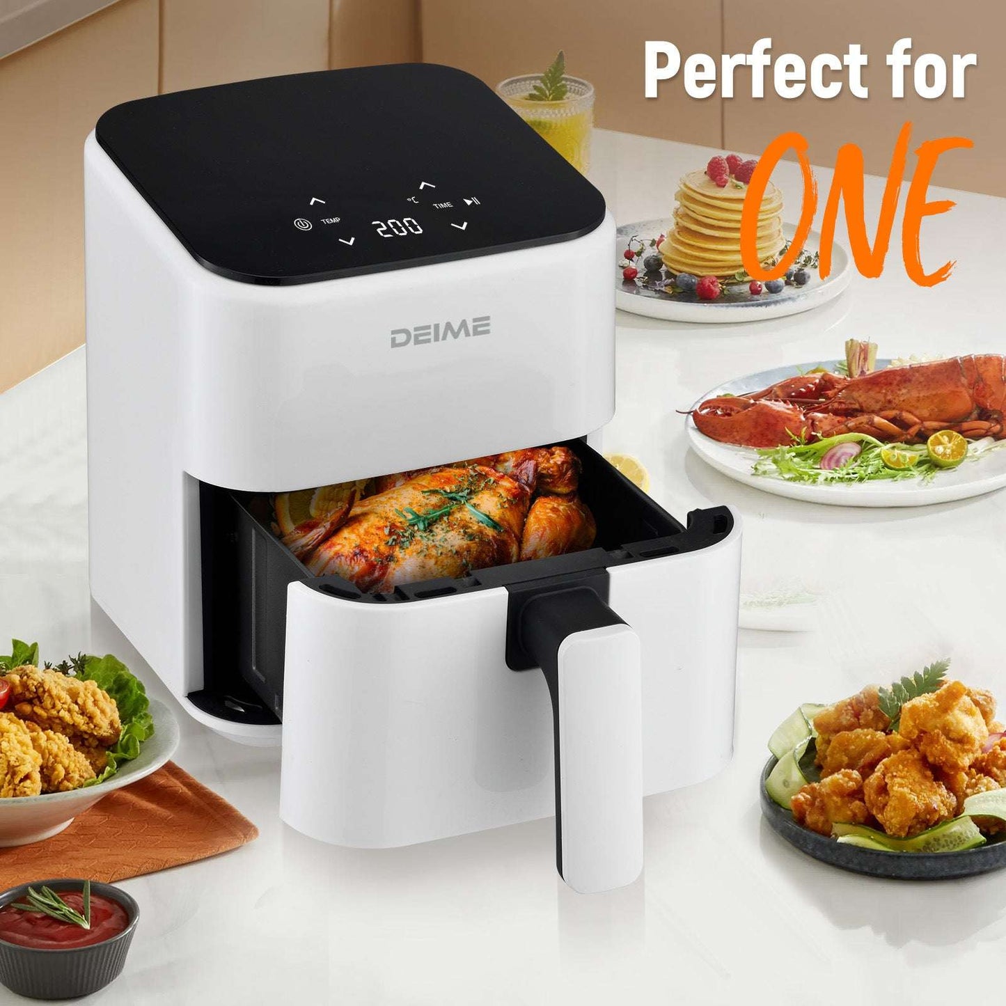 Multifunctional Household Touch Screen Air Fryer Healthy Oil-free - globaltradeleader