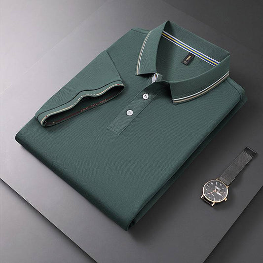 Summer Men's Polo Shirt Lapel T-shirt - globaltradeleader