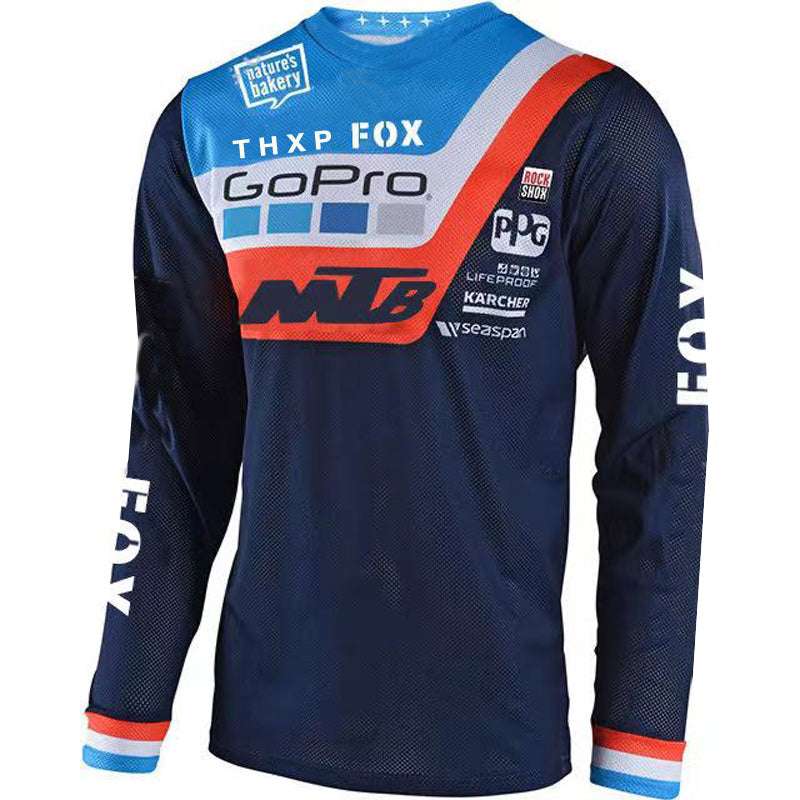 Long Sleeve Cycling Jersey Fox Mountain Bike Cycling Jersey Quick-drying Sports